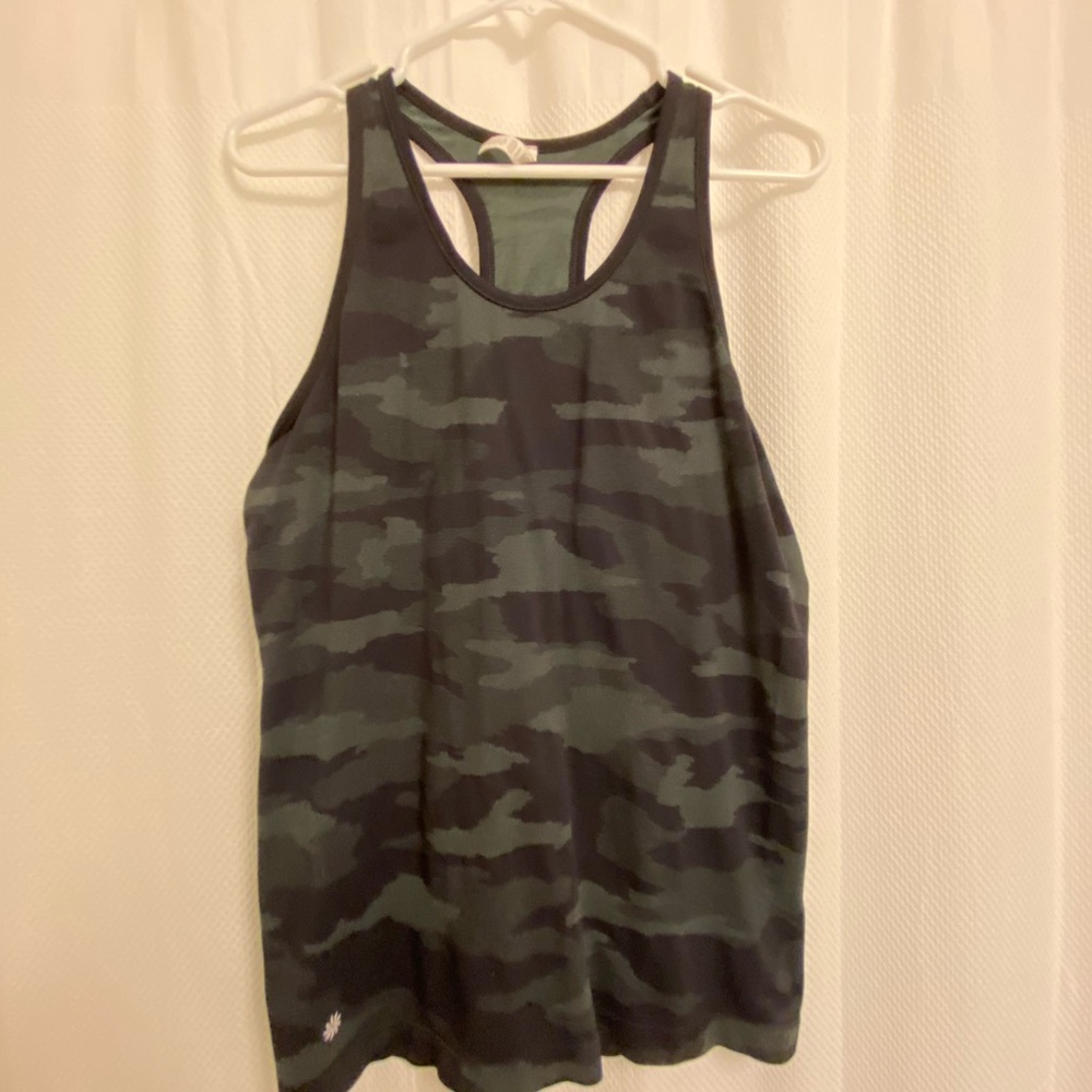 Athleta, L, black camo